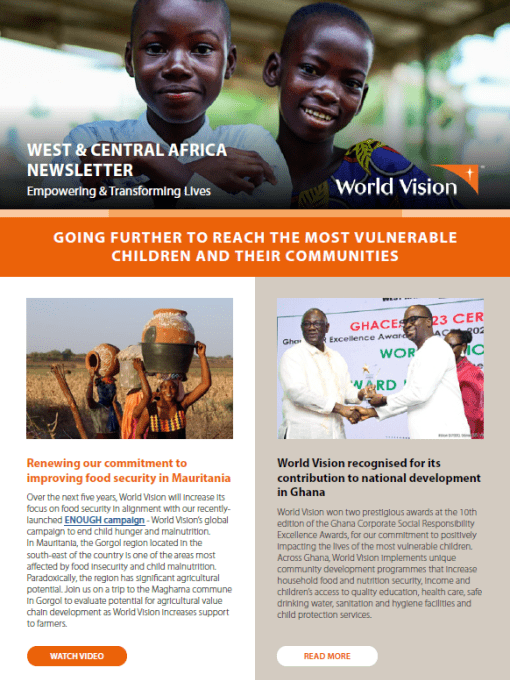 FY24 Q1 West and Central Africa Newsletter - Cover Page